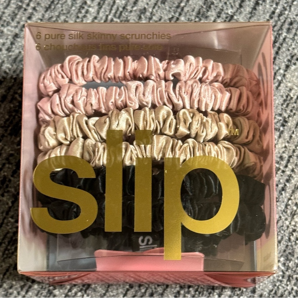 Slip Pure Silk 6-Pack Skinny Scrunchies - Picture 6 of 12